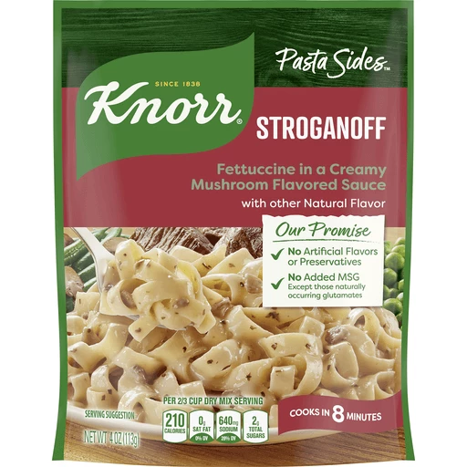Knorr Pasta Sides Stroganoff Fettucinne, 4 Oz | Shop | Holiday Market Canton