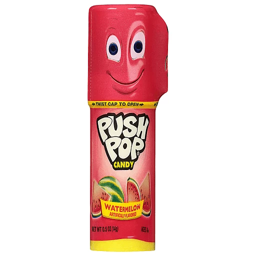 Michelangelo Erkende Transformer Push Pop Candy, Watermelon 0.5 Oz | Lollipops & Suckers | Shelton's Farm  Market