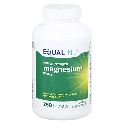 Monica mooi zo Verbergen Equaline Tablets 500 mg Extra Strength Magnesium 250 ea | Minerals &  Supplements | Festival Foods Shopping