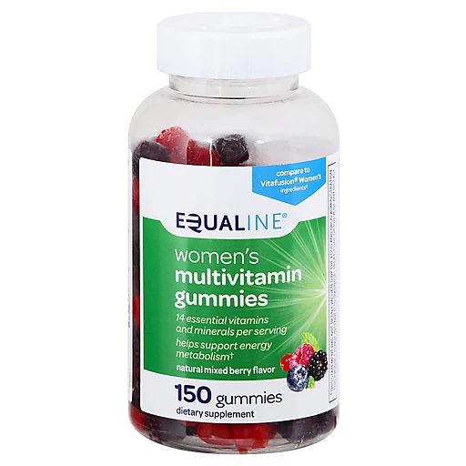 Equaline Women's Mixed Berry Multivitamin Gummies 150 Ea | Medicine Cabinet  | Sedano's Supermarkets