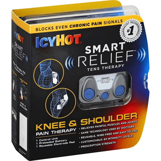 NOS Icy Hot Smart Relief Tens Knee & Shoulder Pain and 1 Box of