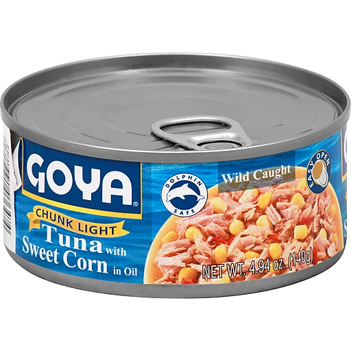Goya Atun con Elote/Chunk Light Tuna with Sweet Corn in Oil | Hispanic |  Foodtown