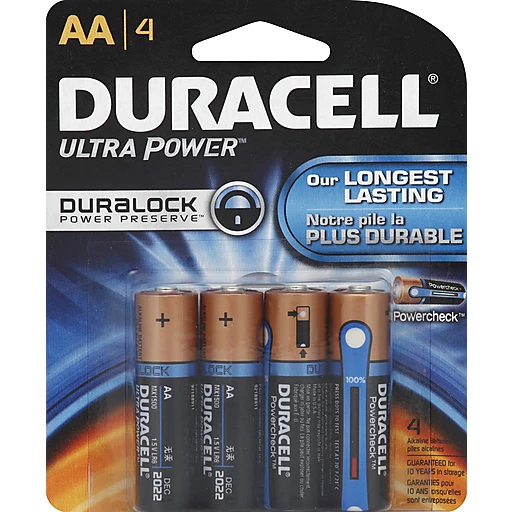 Dubbelzinnigheid nieuwigheid Heel veel goeds Duracell Ultra Power AA Batteries 4 ct Pack | Batteries & Lighting |  Houchen's My IGA