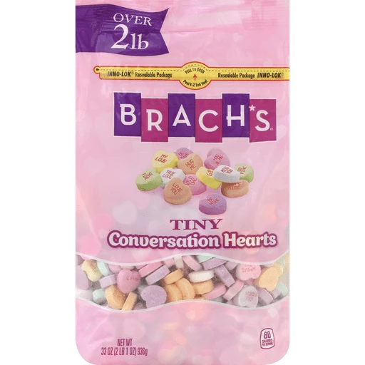 Brachs Conversation Hearts, Tiny, Candy Assortments