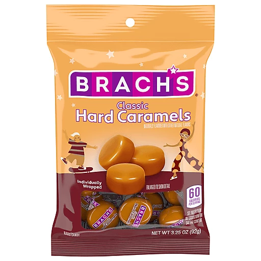 Brach's Hard Candy, Classic, Caramels 3.25 oz