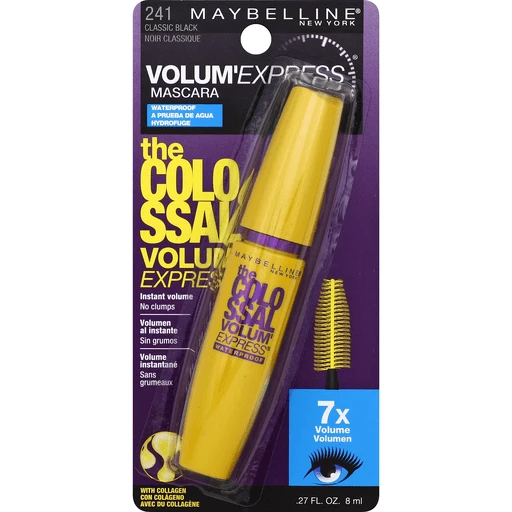 Maybelline Volum'Express The Colossal Mascara, Waterproof, Classic Black 241 | | Superlo Foods