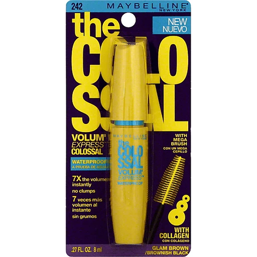 Maybelline The Colossal Volum' Express Mascara, Glam Brown/Brownish 242 | | Edwards Food Giant
