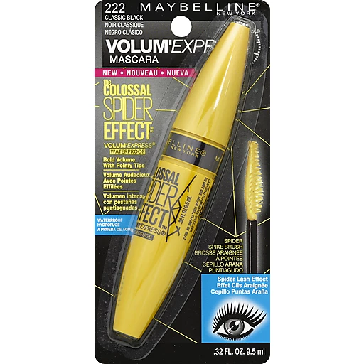 Maybelline® New York Volum' Express The Colossal Spider Effect Waterproof Mascara 01 Black 0.32 fl. oz. Carded Pack | Health & Personal Care | Price Cutter