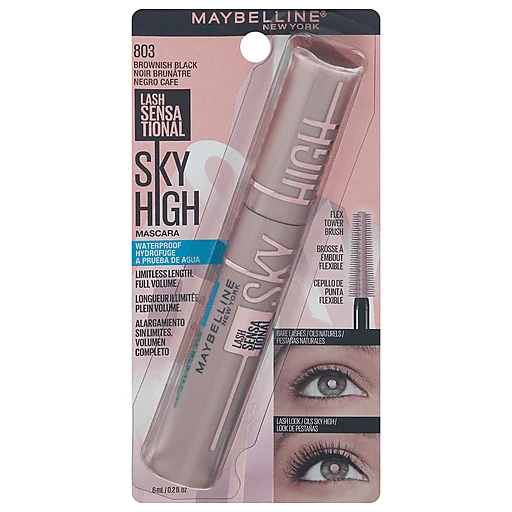 Maybelline Mascara, Sky High, Waterproof, Brownish Black 803 1 ea | Health & Care | Hays