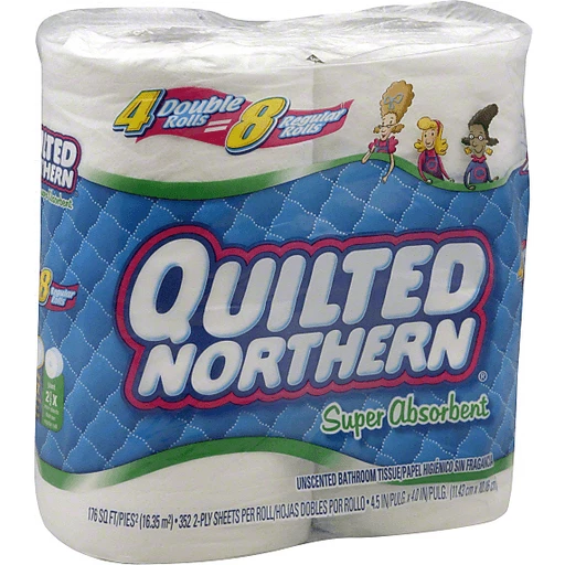 Quilted Northern Bathroom Tissue, Unscented, 2-Ply, Shop