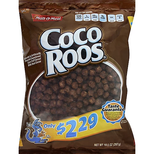 Malt-O-Meal® Coco Roos® Cereal 10.5 oz. Bag, Cereal