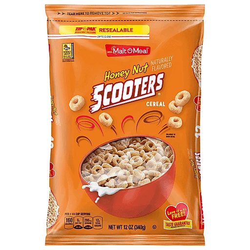 Honey Nut Scooters Cereal: O's Made with Real Honey