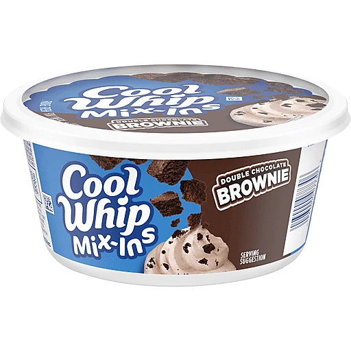 tiger Derfor Lavet til at huske Cool Whip Mix-Ins Double Chocolate Brownie Whipped Topping, 8 oz (frozen) |  Whipped Topping | Festival Foods Shopping