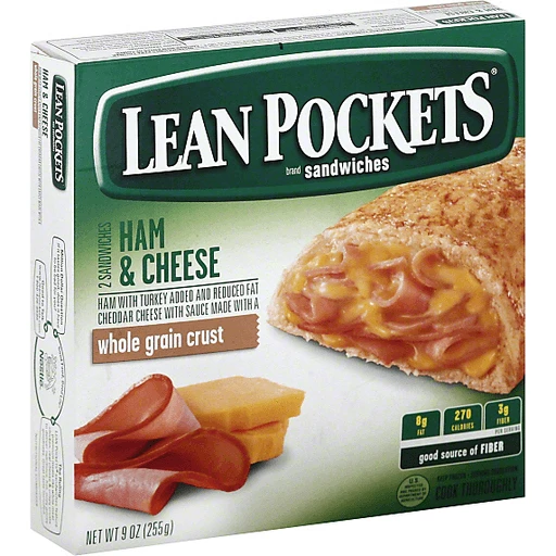 Hot Pockets Ham & Cheddar 9 oz Box