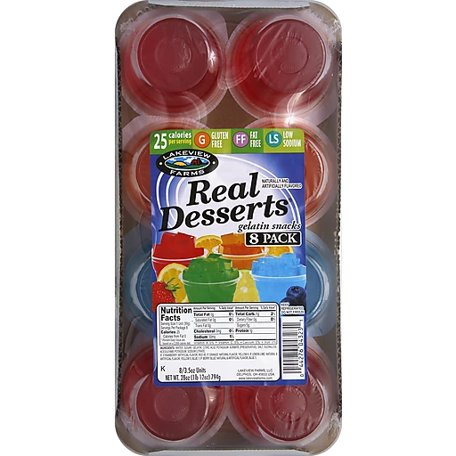 Desserts Gelatin Snacks 8 ea | Jello & Pudding Mix | Yoder's Country Market