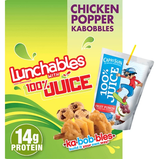 Lunchables Chicken Nugget Kabobbles with Cheddar, Pretzel Sticks