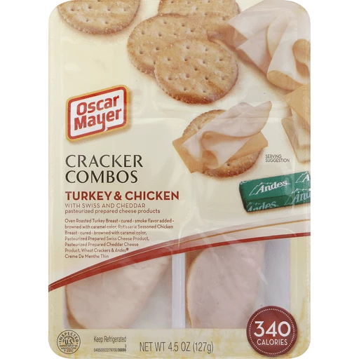 Oscar Mayer Cracker Combos, Turkey & Chicken, Packaged Hot Dogs, Sausages  & Lunch Meat
