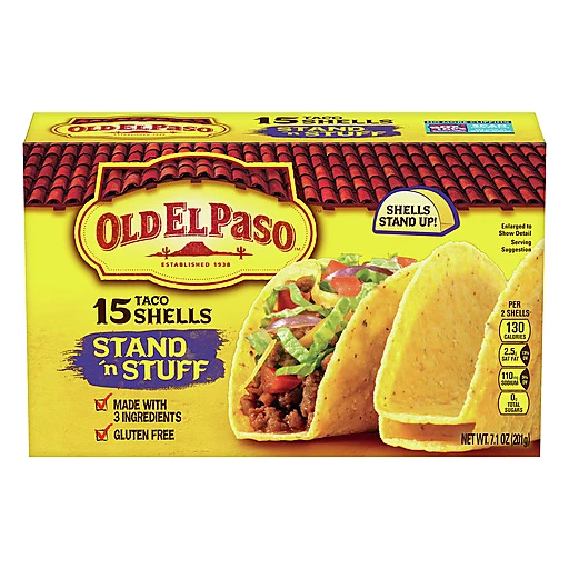 Old El Paso Stand 'n Stuff Taco Shells 15 ea | Entrees, Soup | Festival  Foods Shopping
