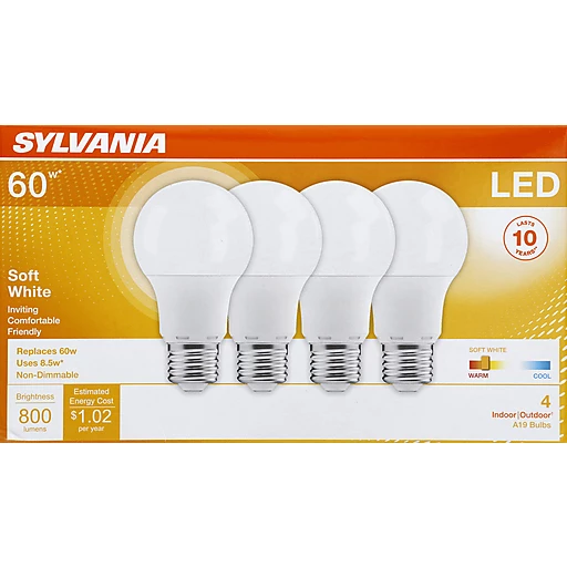Statistisch repetitie Resultaat Sylvania Light Bulbs Led A19 60 Watt | General Light Bulbs | Festival Foods  Shopping