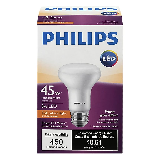 Wedstrijd Discriminerend Intuïtie Philips 5 Watts Soft White LED Light Bulb 1 ea | Household | Bassett's  Market