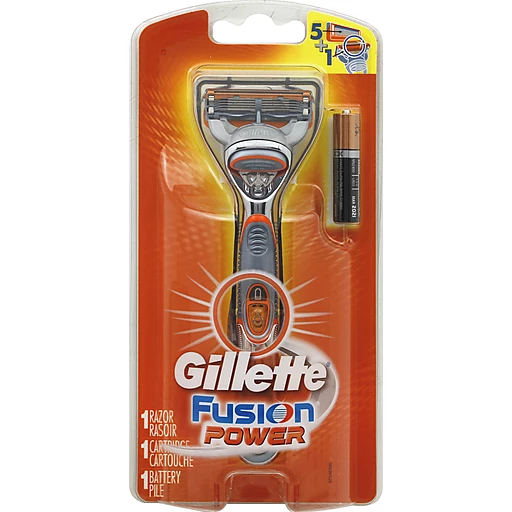 vlam Marty Fielding zin Gillette® Fusion® Power Razor 2 pc Pack | Reusable Razors & Blades |  Cannata's