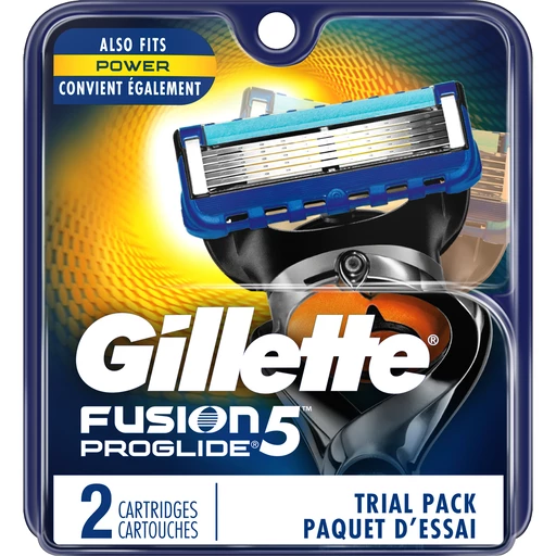 Conceit versterking mooi Gillette Fusion5 ProGlide Men's Razor Blades – 2 Refills | Reusable Razors  & Blades | Cannata's
