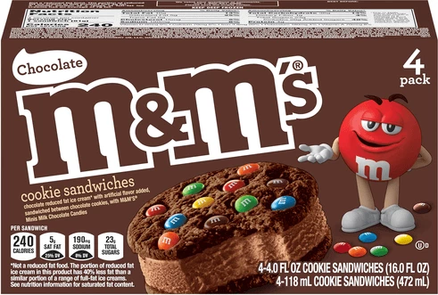 M&M's Chocolate Candies Ice Cream (Pint) – icecreamsource
