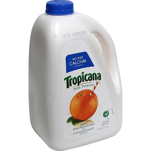 tropicana orange juice no pulp