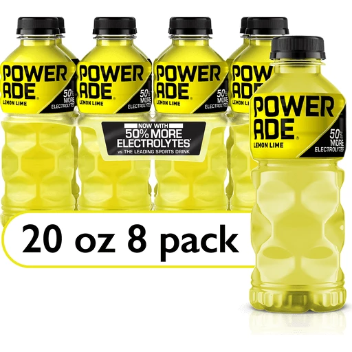 Powerade Lemon Lime Sports Drink, 20 Fl Oz (Pack Of 8) | Sports & Energy |  Sedano's Supermarkets