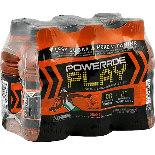 Powerade Play Sports Drink, Vitamin Enhanced, Orange | Shop | Valli Produce  - International Fresh Market