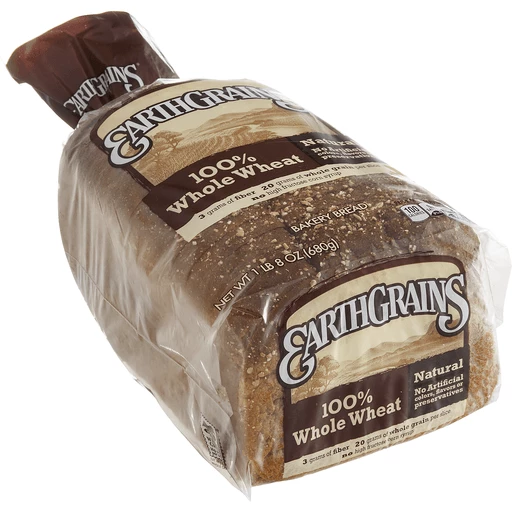 EarthGrains Bakery Bread 100% Whole Wheat, Shop