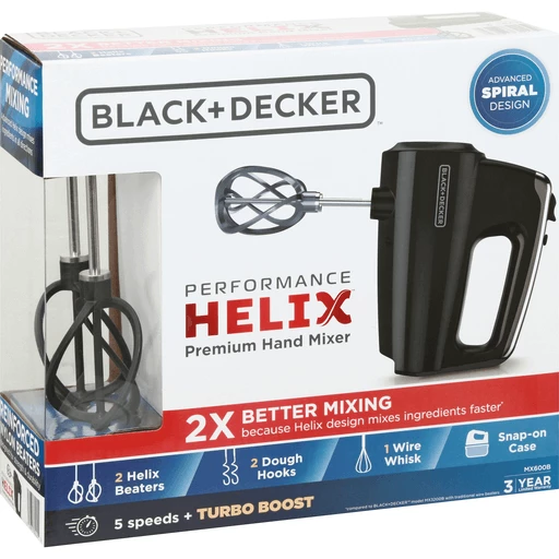 Black+decker 5 Speed Hand Mixer in Black