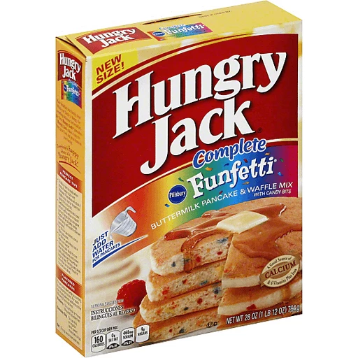 Hungry Jack Pancake And Waffle Mix, Pillsbury Funfetti | Pancake Mixes &  Syrup | Mackenthuns