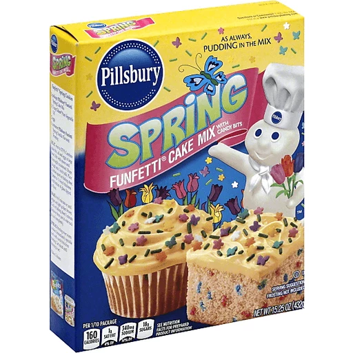 Pillsbury Cake Mix, Funfetti, Spring, Candy Bits | Cake Mixes | D&W Fresh
