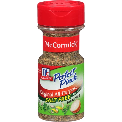McCormick Perfect Pinch Original All Purpose Salt Free Seasoning, 1.4 oz, Salt, Spices & Seasonings