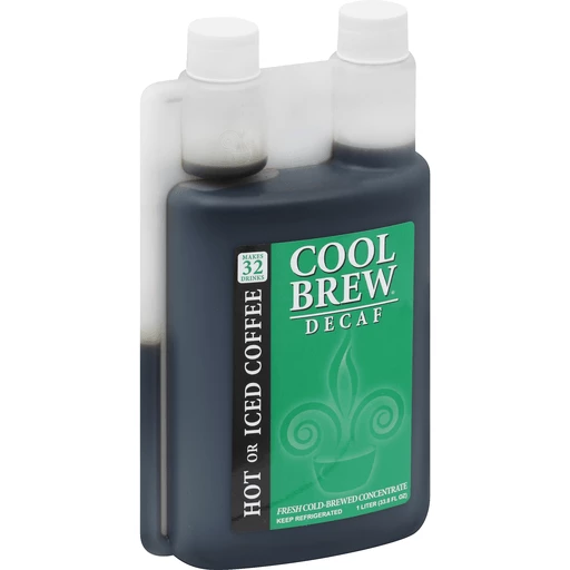 Cool Brew Coffee, Concentrate, Decaf, Shop