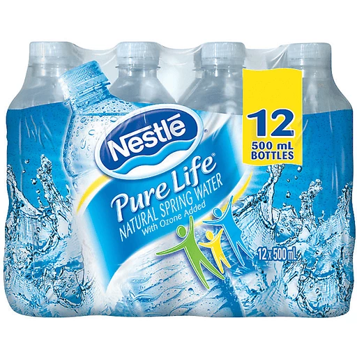 nestle pure life purified water