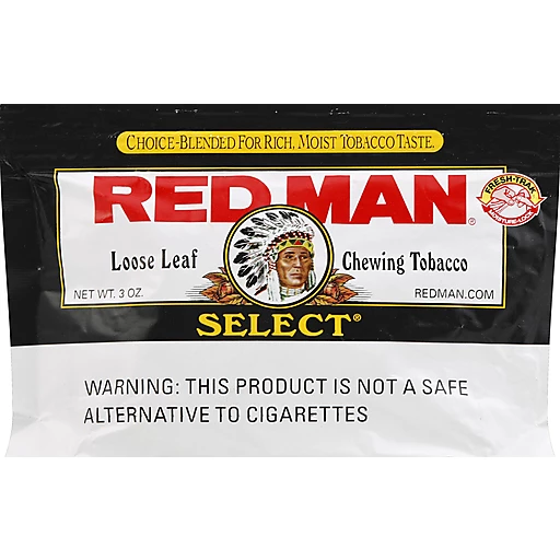 Orator prangende Månens overflade Red Man Red Man Select Chewing Tob 3 Oz | Chewing Tobacco | Quality Foods