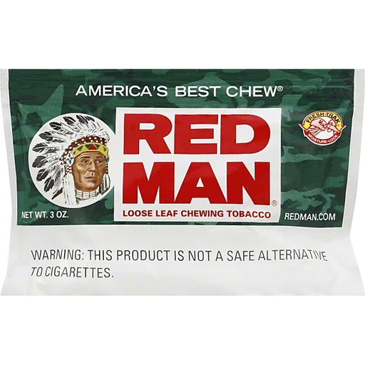 craft Thrust Land Red Man Chewing Tobacco, Loose Leaf | Chewing Tobacco | Sun Fresh