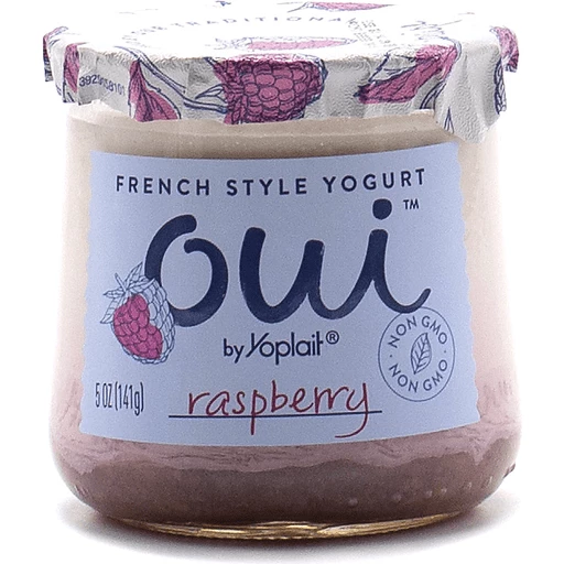 Oui by Yoplait French Style Strawberry Whole Milk Yogurt, 5 OZ Jar