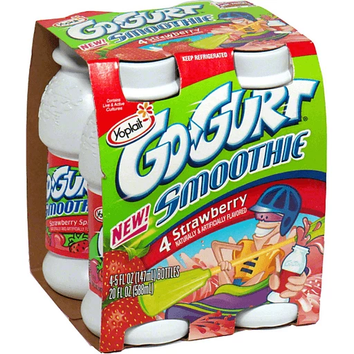 GO-GURT SMTHY STR 4S, Yogurt