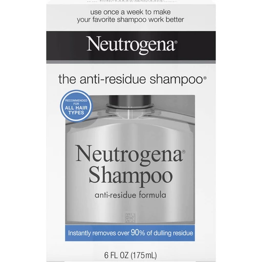 Neutrogena Anti Residue Clarifying Shampoo, Gentle Non Irritating Clarifying Shampoo To Remove Hair Build Up & Residue, 6 Fl. Oz | Hair Shampoo | Market