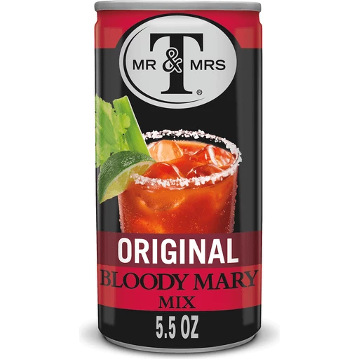 Mr & T Original Bloody Mary Mix, 5.5 fl oz can | Cocktail & Mixers | Bassett's Market
