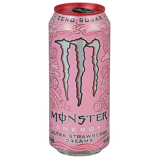 Monster Energy Drink, Zero Sugar, Ultra Strawberry Dreams 16 Fl | Energy | D&W Fresh Market