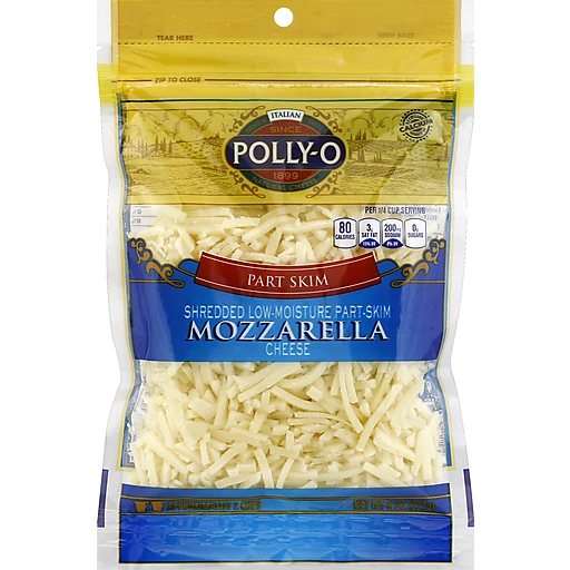 Polly-O Whole Milk Shred Mozzarella – Seabra Foods Online, 43% OFF