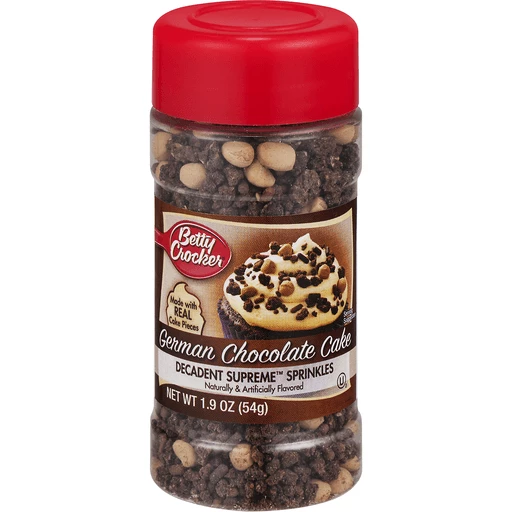 Betty Crocker Decadent Supreme Sprinkles German Chocolate | Frosting, Toppings & Decorations | Foodtown