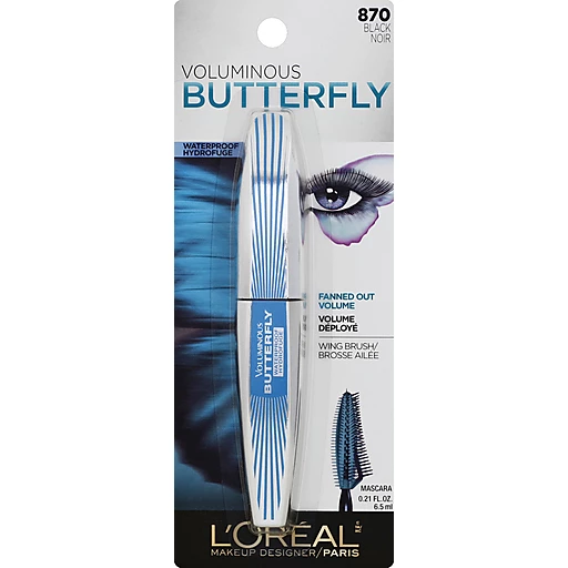 L'Oreal Paris Voluminous Butterfly Waterproof Mascara, Black, 0.21 fl. oz. | Health & Personal Care | Memphis Cash