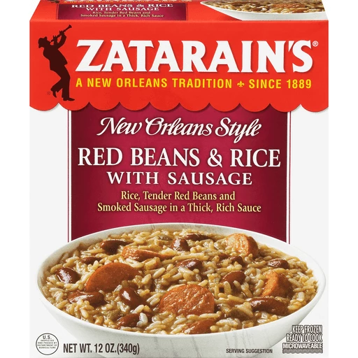Zatarain's 30 oz. Red Beans and Rice Mix - 8/Case
