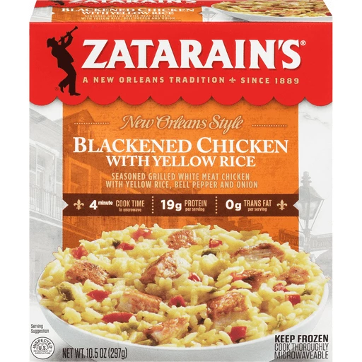 Zatarain's Blackened Chicken Alfredo Frozen Dinner