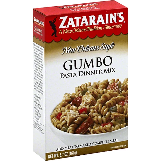 Zatarains New Orleans Style Pasta Dinner Mix, Gumbo